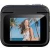 Tidgel Action Camera 4K con schermo a ribalta, stabilizzazione dell'immagine HD per ciclismo e vlogging, panorama a 360°, Type-C, 800 mAh (nero, 32 G)