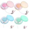 Toyvian Kit 4pezzi Pulizia dello Schermo del Dispositivo Macaron in Silicone e Pp con Laccio e Moschettone per Rimuovere Impronte e Olio, Portatile per Laptop e Smartphone Colore Casuale