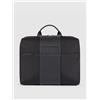 PIQUADRO BEAUTY CASE CON GANCIO IN PELLE E TESSUTO