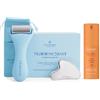 PLANTIFIQUE Guasha e Rullo in Inox - Roll Massaggio Facciale e Occhiaie & Siero Viso Antirughe e Antimacchie - Bio Olio Massaggio Illuminante Vitamina C per Gua Sha Lifting, 30 ml