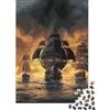 1M6T7B2K Puzzle 1000 Pezzi Nave Pirata per Adulti in Carta AllenaMente Puzzle Barca a Vela Decorazione Parete Casa 70x50cm/1000pcs