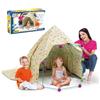 Party town Kit Costruzione Forte Bambini - Costruisci il Tuo Cottage | Costruzioni per bambini | Cabine per Bambini 70 Pezzi | Giochi di costruzione per bambini | Regalo Bambino 5 Anni