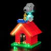 BrickBling Kit di illuminazione LED compatibile con Lego 21368 Peanuts: Snoopy's Doghouse (non modello), kit di illuminazione decorativa compatibile con Lego Snoopy's Doghouse modello di mattoni