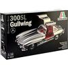 Italeri 3612 Mercedes Benz 300SL Gullwing Scala 1:16, modellismo, Model Kit, Automobili, plastica