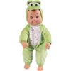 Smoby - Minikiss - Polponcino a coccodrillo - 30 cm - Corpo morbido - Batterie incluse - 210128WEB Verde