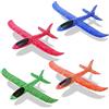 Minsk Sinwind 4 Pezzi Aerei Alianti in Volo, aliante Aereo Schiuma, Giocattolo di aeromobili in Schiuma, per Bambini Sport all'aperto Giocattoli o Regalo (Blu + Arancione + Rosa + verde)