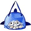 Generico Kids Mesh Beach Bag,Grande Capacità per Raccolta Conchiglie | Contenitore per Giocattoli da Spiaggia - per Bambine Piccole Insegnanti Scuola Materna Viaggio Piscina