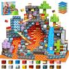 iKidiki 200 Pezzi Costruzioni Magnetiche per Bambini, Giochi Bambini 2 3 4 5 6 Anni Cubi Magneti Regalo Bambino Bambina 3-6 Anni Gioco magnetico STEM Giocattoli Montessori