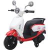 TCARAIWEN Moto Elettrica Bambini, Motorino Elettrico per Bambini 6V per Bimbi 1-3 Anni, Mini Moto Giocattolo con Ruote di Supporto, Musica & Faro (Rosso)