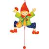 Goki Gollnest & Kiesel goki 53004 - Statuetta a Forma di Campanello, in Legno, per Bambini, Motivo Classico con Figura Mobile e Cordino, 38 cm x 22 cm x 3 cm, a Partire dai 3 Anni in su