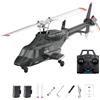 RCXTechPro RC ERA A61 Air-Wolf RC elicottero, scala 1/52 2.4G 4CH singolo rotore elicottero elicottero militare con one-key start altitudine Hold telecomando per adulti e principianti