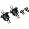 Hidyliu Set di Ruote Motrici Differenziali in Metallo di Alta qualità per Modello di Auto 144001 1/14 RC, Set di Ricambio in 2 Pezzi