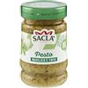 Sacla Saclà, Pesto Vegano, Condimento per Pasta e per Arricchire i Tuoi Piatti, con Basilico e Tofu, Biologico, Vaso Vetro, 190g, Confezione da 6 Pezzi