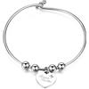 S'AGAPÕ Bracciale da Donna di s'agapò della Collezione be My Always. Bracciale Rigido in Acciaio con Cuore. La referenza è sbm21
