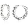 SILBERTALE Orecchini a sfera Huggie Hoop in argento Sterling 925 orecchio superiore cartilagine Helix piccolo piccolo mini orecchini dormienti, 9mm Innendurchmesser, Argento sterling, argento Sterling