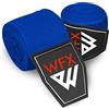 WFX Fasce Boxe 3,5m & 4,5m, Arti Marziali Bende Boxe, Supporto Polso Fascia Box'e per Pugni, Protezione Delle Dita, Allenamento Elastica Pesante per Box'e, MMA, Muay Thai (Rosso 4,5 M)