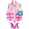 Ovneele Gilet da Nuoto per Bambini, Giacca Flottante con Cinturino Sicurezza Regolabile 6-9 Anni/30-35Kg, Comfort in Neoprene Morbido, Ausilio Galleggiante Asciugatura Rapida per Piscina e Sport Acquatici