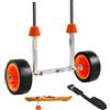 Carrello Porta Barca Kayak Canoe in Alluminio Capacità Carico Con Ruote Design S