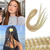 Dsoar Bubble Curl Dreadlocks Extension Trecce Ricci all'Uncinetto con Piccole Bolle Locs Morbidi Naturali per Donne 10 Ciocche 24 Pollici