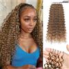 Renyarch Miracle Deep Wave Mini Knots Crochet Human Hair Bundles for Black Women 22 Pollici Crochet Human 125g 100c 27# Water Wave Wet and Wavy Invisible Knotless Curly Extensions