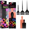 FRAMAR Set Pennelli Per Tintura Per Capelli - Pennello Per Tinta Per Capelli Kit Per Decolorazione,FRAMAR Hair Colour Balayage Board - Paletta per tintura per mèches Kit per tintura per capelli