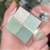 BelleFlair Palette Ombretti 4 Colori Verde, Ombretti Mat e Glitter in Verde Menta, Palette Ombretti Alta Pigmentazione per Donne, Colori Resistenti all'Acqua, Trucco Occhi Duraturo