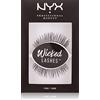 NYX Professional Makeup Ciglia finte, Fibre Sintetiche, Ultra-leggere, Un Paio, Riutilizzabili, Effetto Ciglia Naturali, Style: Bashful