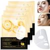 CCKULOOB Advanced Snail Mucin Glass Glow Hydrogel Face Masks, Collagen Face Real Deep Mask, Maschera Idratante Per La Notte In Idrogel, Siero Di Mucina Di Lumaca Maschera Viso In Vetro, 4PCS