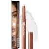 Lilbitty 1 Stück Twilight Ombretto Matita Eyeliner, matita ombretto crema impermeabile, stick illuminante per trucco occhi, primer eyeliner bianco, 01 Bianco