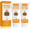 TaimeiMao 2 Pezzi Crema Solare Tatuaggi SPF 30, Protezione Solare Tatuaggio, UVA/UVB Sun Rays Protection, Crema Conservazione Tatuaggio, Idrata, Protegge e Ravviva i Colori