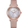 CITIZEN Orologio analogico al quarzo da uomo con cinturino in acciaio inox EM1153-88A, Colore: rosa., Bracciale