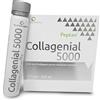 AQUA VIVA Srl Collagene Marino con Acido Ialuronico da Bere - Collagene Idrolizzato PEPTAN® Massima Cura Viso Antirughe - Vitamina C + Zinco per Pelle, Articolazioni ed Ossa | 10 Fiale da 25 ml - Collagenial 5000