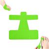 Kivermo Il Valgux Tutore di Ortoflex Alluce Valgo, 10 Cerotti Kinesiologici Pre-Tagliati per Alluce Valgo, Tape Elastico per Alluce e Piede, Supporto Leggero Quotidiano (Verde)