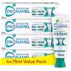 Sensodyne Pronamel Dentifricio riparatore intensivo dello smalto, gusto extra fresco, confezione multipla di dentifricio, 4x75 ml