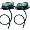 ETUKER 2x Luce della Targa LED 12/24V Luci Targa per RV, Rimorchi Camper Furgone E Omologate Impermeabile