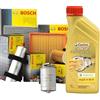 SMC Kit tagliando 4 FILTRI Bosch + 9Lt olio Castrol Professional LongLife III 5W30 (F026407002, 0450906459, F026400028, 1987432422)