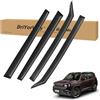 BriYorWay Parasole per finestrini e protezioni antipioggia per Jeep Renegade 2015, 2016, 2017, 2018, 2019, 2020, 2021, 2022, 2023, accessori per deflettori parasole per finestrini Jeep Renegade