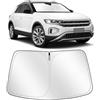 YGYQZ Parasole Auto Parabrezza Parabrezza per VW T-ROC 2018-2024 Pieghevole Auto Parasole per Parabrezza, Rinforzato Riflettente Parasole per Bloccare i raggi UV