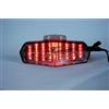 TOPZONE LIGHTING Fanale posteriore sequenziale a LED Fanale posteriore + indicatori di direzione Grigio Fit Ducati Superbike 999/S/R (2003-2007)