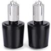ELEKMPMGTD Per Suzuki AN200 AN250 AN400 AN650 Per Burgman AN 125 250 400 650 Moto Manopole Bar End Plug Tappi Manubrio(Nero)