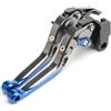 QGQFDEYUNB Per VOGE Per 500DS Per 525R Per 500AC 2021 2022 500 Per DS/AC Leve Freno Frizione Moto Estensibili Pieghevoli Regolabili Leva della moto(Blue)