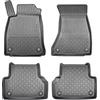 MTM Tappetini TPE per Audi A4 (B9) Avant 09.2019-2024 Bordi Rialzati, su Misura con Design a Vaschetta cod. 3P 10847