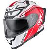 Berik FF871 Mapuro Elmetto, bianco/nero/rosso, M