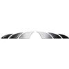 4R Quattroerre.it Quattroerre 19807 Adesivi 3D Bike Protec Shark Nero e Argento Metallico, 172 X 36 Mm.