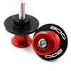 ZESIDIMO Per Kawasaki Z900 Z 900 2017-2020 2021 2022 2023 Accessori Moto Alluminio CNC 8 Nottolini Forcellone Slider Bobine Viti (Rosso)