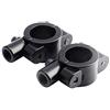 Keenso Supporto specchietto moto, 2 Pezzi Morsetti Universali Per Il Montaggio Degli Specchietti Sul Manubrio, Per Moto, Moto Cross, Atv, 10 Mm