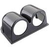 Mintice 12V Auto 2 52mm Doppio Foro Portacialde Calibro Porta Supporto | Fibra di Carbonio Universale Manometro Supporto Calibro Cruscotto