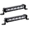 AnTom 168W Faretto Retromarcia Led Auto 12v, 25cm Faretti da Lavoro a Led Supplementare per Moto Trattori Barca Camper Fuoristrada Escavatore（2 Pcs）