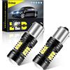 Sidaqi 2x Bianco 1156 BA15S P21W Lampadina LED 21SMD 3030 Chip Doppio Obiettivo Super Luminoso 6500K per Auto Camion Rimorchio Posizione di Retromarcia Luce Posteriore Fendinebbia 12-24 V