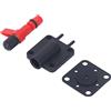 AMONIDA Kit Valvola Solenoide Primer, Metallo Ad Alta Durezza 18 7044 1 Kit Valvola Manutenzione Solenoide Primer Facile Installazione per Johnson Evinrude